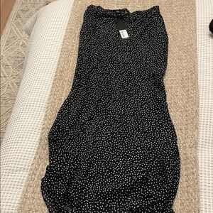 Lioness Black skirt with White Dots